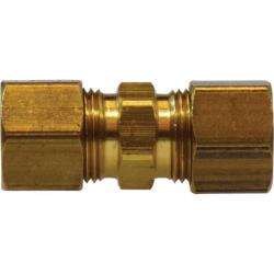 18066D - 3/8 in Compression Brass Drilled Through Union Fitting, 200 psi, -65 to 250°F