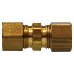 18069 - Brass Union, 5/8 in Compression x 5/8 in Compression, 0.81 in Hex, 150 psi, -65 to 250°F