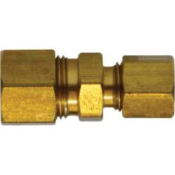 18076 - 1/4 in x 1/8 in Brass Reducing Union Compression Fitting