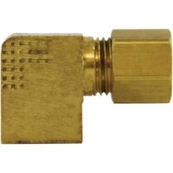 18253B - 90-Degree Barstock Elbow Fitting - 1/4 in x 1/8 in FNPTF Transition