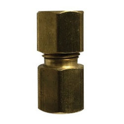18502 - 1/4 in Compression to 1/4 in Female Flared Brass Adapter