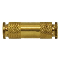 20018 - 5/32-in Push-to-Connect Brass Union Connector, 1.07 in Length, 0.38 in Diameter
