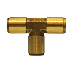 20030 - 1/2-in Brass Union Tee Fitting for Push-to-Connect Applications