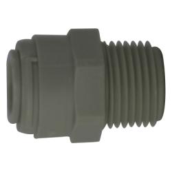 20057P - Polypropylene Adapter - 3/8-in Push-In x 1/8-in MIP, 170 psi Pressure Rating