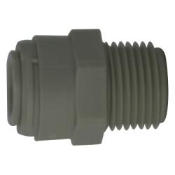 20059P - 3/8-in Push-In x 3/8-in MIP Polypropylene Adapter for 170 psi Applications