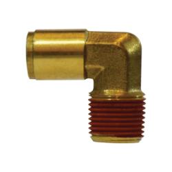 20074 - 1/2-in Push-to-Connect x 1/4-in Male NPT Brass 90-Degree Fixed Elbow Fitting