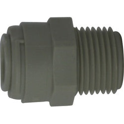 20147P - Polypropylene Adapter 5/8 in Push-In to 1/2 in MNPTF, 150-230 psi, 34-150°F