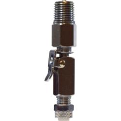 20439 - 3/8 in Tube x 1/4 in MPT Brass Double End Shut-off Connector