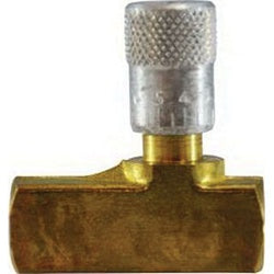20501 - 1/8 in FPT Brass Flow Control Needle Valve by MIDLAND INDUSTRIES