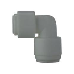 20733P - Plastic 90° Reducing Elbow, 3/8 in x 3/16 in, Push-Fit Connection