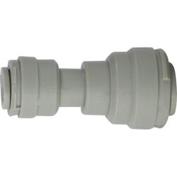 20755P - 3/8 in x 1/4 in Plastic Reducing Union with Push-In Tube Connections