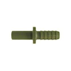 20854P - 1/4-in Push-On Hose Stem x 1/4-in Hose Barbed Polypropylene Adapter