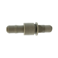 20910P - 1/4 x 1/4 in Acetal Copolymer Push-In Stop Valve
