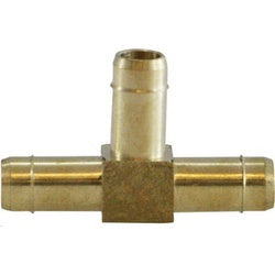 21153 - Brass Union Tee - 3/8 in x 3/8 in x 1/4 in for Plastic Tubing, Max 150 psi