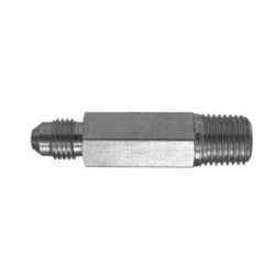 2404L1616 - 1-in Male JIC x 1-in Male NPTF Steel Long Adapter, 2000 psi, 375°F