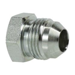 240816 - 1 in Male JIC Steel Straight Plug, 1-5/16-12 Thread, Max 3000 psi, Up to 375°F