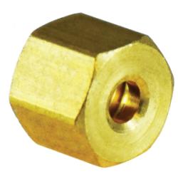 25033 - Brass Nut for 1/8 in Tube, Pressure Rated 150 psi, -40 to 220°F Operating Range