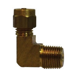 25221 - Brass 90-Degree Elbow Fitting - 3/16 in Outer Diameter x 1/8 in Male Pipe Connection