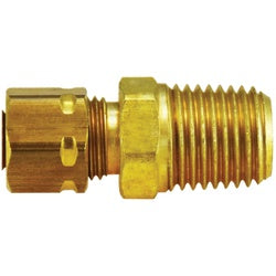 26201 - 3/4 in Compression x 3/4 in MPT Brass Connector for Plumbing Applications