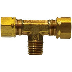26301 - 5/8 in x 5/8 in x 1/2 in Brass Captive Sleeve Branch Tee Fitting
