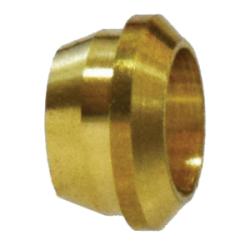 27054 - 1/4 Inch Brass Self-Align Sleeve for Compression Fittings, 300 psi, -65 to 250°F