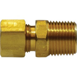 27179 - Brass Adapter 1/4 in Compression to 1/8 in MIP Connection
