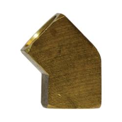 28018 - 1/8-in Female NPTF x 1/8-in Female NPTF Brass 45-Degree Elbow Fitting