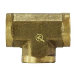 28035LF - 1/2 in FIP Lead-Free Brass Pipe Tee - Three Connections