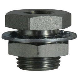 28306 - 1/4-in FIP x 1/4-in FIP Brass/Steel Bulkhead Coupling, 0.94 in Length, Max 1200 psi