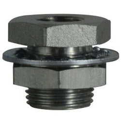 28307 - 1/4 in FIP x 1/4 in FIP Brass and Steel Bulkhead Coupling, 1-1/2 in Length