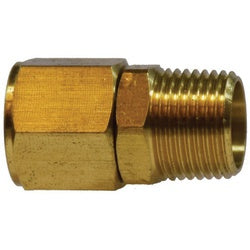 28427 - 1/2-in Male NPTF x 1/2-in Female NPTF Brass Pipe Swivel Adapter