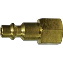 28534B - 1/4 in FIP Brass Industrial Interchange Plug, 250 psi Max Pressure