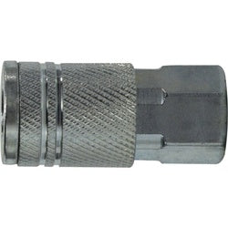 98812 - 3/8-in Body Steel Female Coupler with 1/2-in NPT Connection