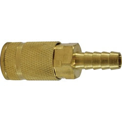 28601 - 1/4-in Brass ARO 210 Interchange Hose Barb Coupler with 250 psi Pressure Rating