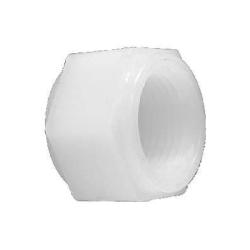 28640W - Nylon Cap Fitting for 1/4 in FPT, Rated 125 PSI, -40 to 200°F