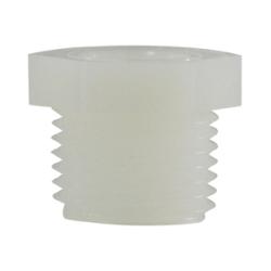 28660W - Durable Nylon Reducer Hex Bushing, 3/8 in MPT to 1/8 in FPT, 125 psi, -40 to 200°F