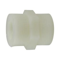 28776W - Nylon Reducer Coupling 1/2 in FPT x 3/8 in FPT