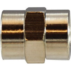 29114 - 3/8-in Female BSPP x 3/8-in Female NPT Brass Pipe Coupling