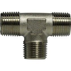 28927 - Brass Tee, 1/2-in Male BSPT x 1/2-in Male BSPT x 1/2-in Male BSPT Connections