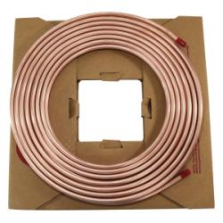 972182 - 0.19 in ID, 1/4 in OD Copper Refrigeration Tubing, 50 ft L