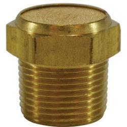 300000 - #10-32 Nominal Brass Breather Vent, MPT Connection, 150 psi, 35-300°F