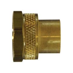 30018 - 3/4-in FGH x 3/8-in FIP Brass Straight Rigid Adapter