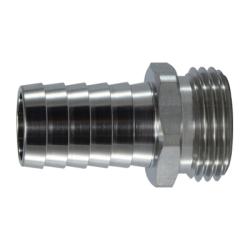 30040SS - 1/2 in x 3/4 in Stainless Steel Garden Hose Swivel Adapter
