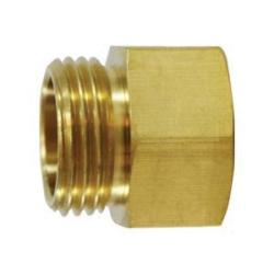30066 - 3/4-in MGH x 1/4-in FNPTF Brass Straight Rigid Adapter, 1.1 in Length