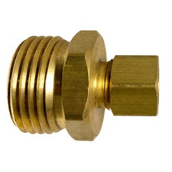 707421-1206 - 3/4-in Male Garden Hose to 3/8-in Compression Brass Adapter