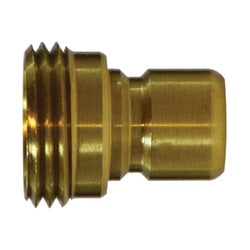 30452 - 3/4-in Male Brass Quick Disconnect Plug for Garden Hose, 150 psi, 35-100°F