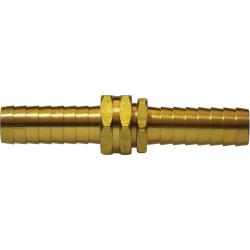 30516 - 1/2 in Hose Barbed x 1/2 in FGH Brass Straight Coupling Set for Garden Hoses