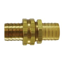 30540 - Brass Short Shank Coupling Set - 1/2 in NPSM x 1/2 in NPSM for Garden Hoses