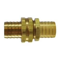 30541 - 5/8 in NPSM Brass Short Shank Coupling Set for Garden Hoses