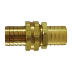 30542 - Brass Short Shank Coupling Set - 3/4 in NPSM x 3/4 in NPSM for Garden Hoses
